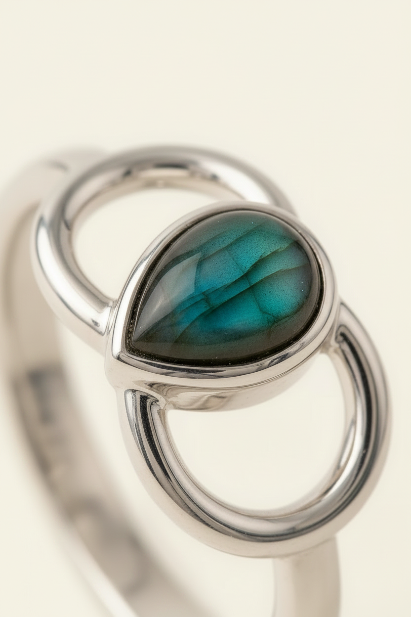 Solar Arc Ring – Silver – Macro