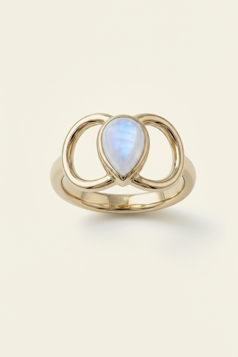 Celestial Orbit Ring – Gold – Front