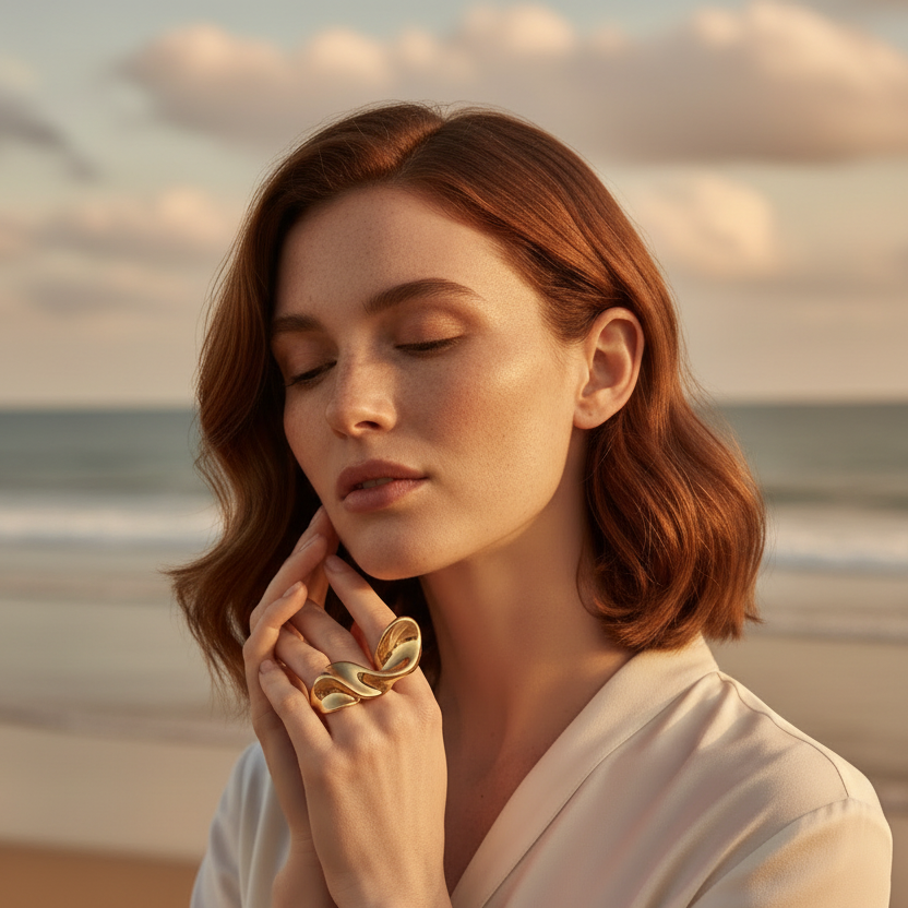 Luxury Gold Ring – Coastal Banner