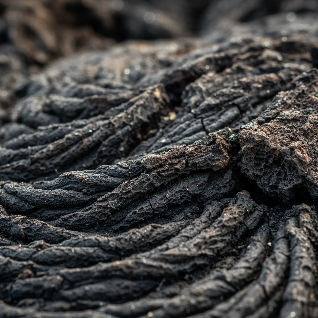Volcanic Lava Rock Macro