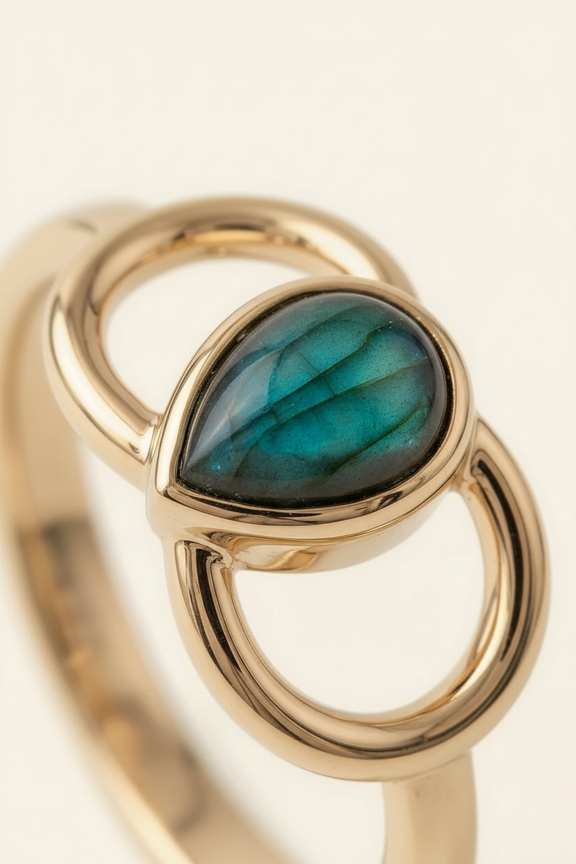 Solar Arc Ring – Gold – Macro
