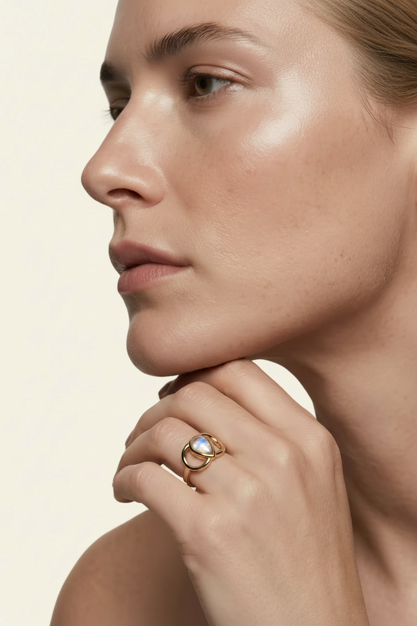 Celestial Orbit Ring – Gold – Lifestyle