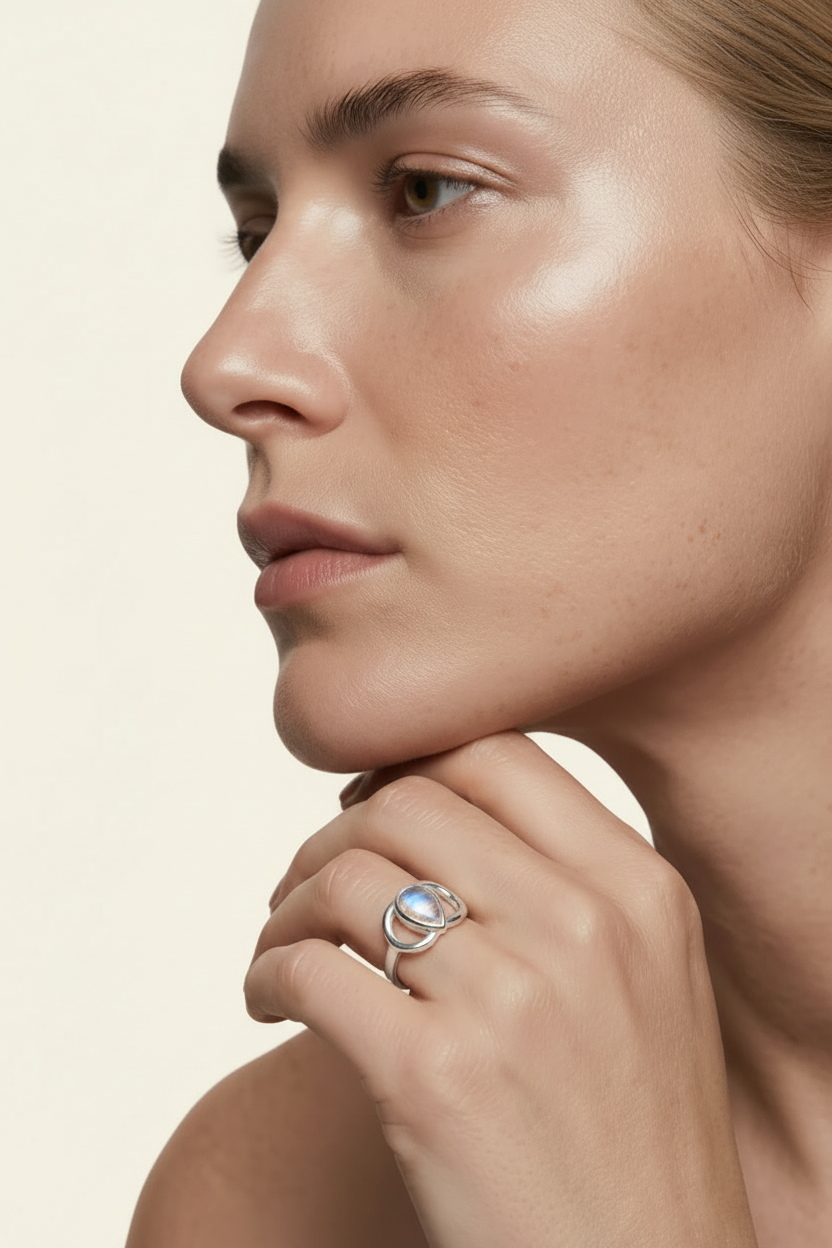 Celestial Orbit Ring – Silver – Lifestyle