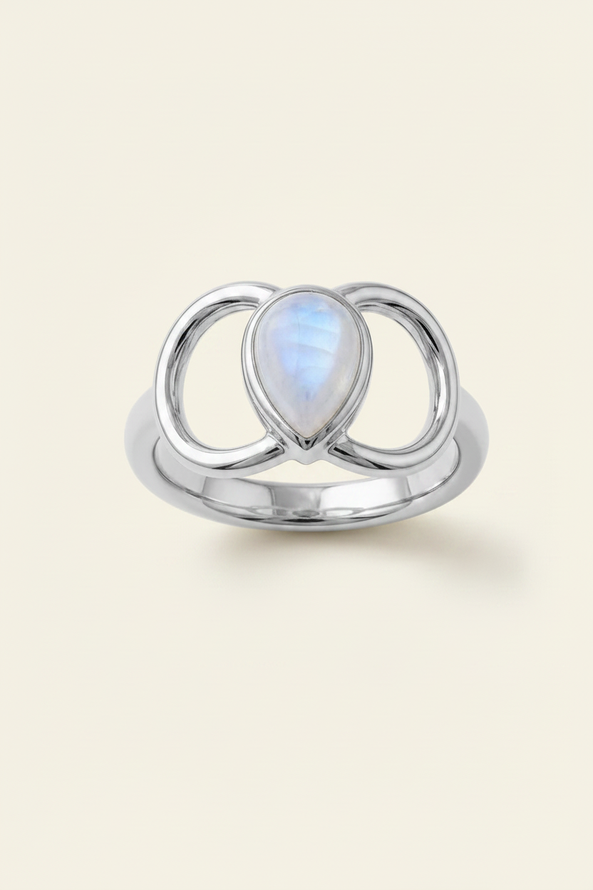 Celestial Orbit Ring – Silver – Front