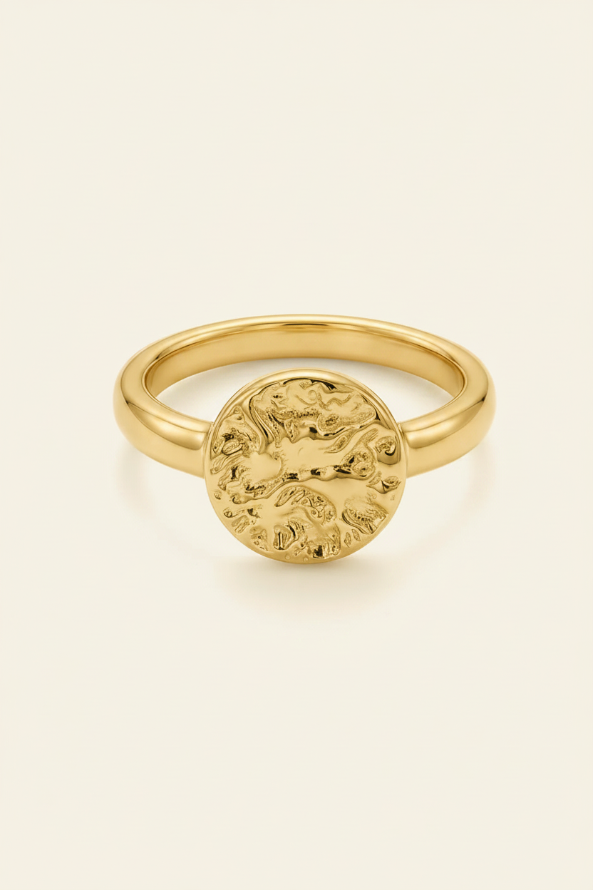Celestial Orbit Ring - Gold - Front View