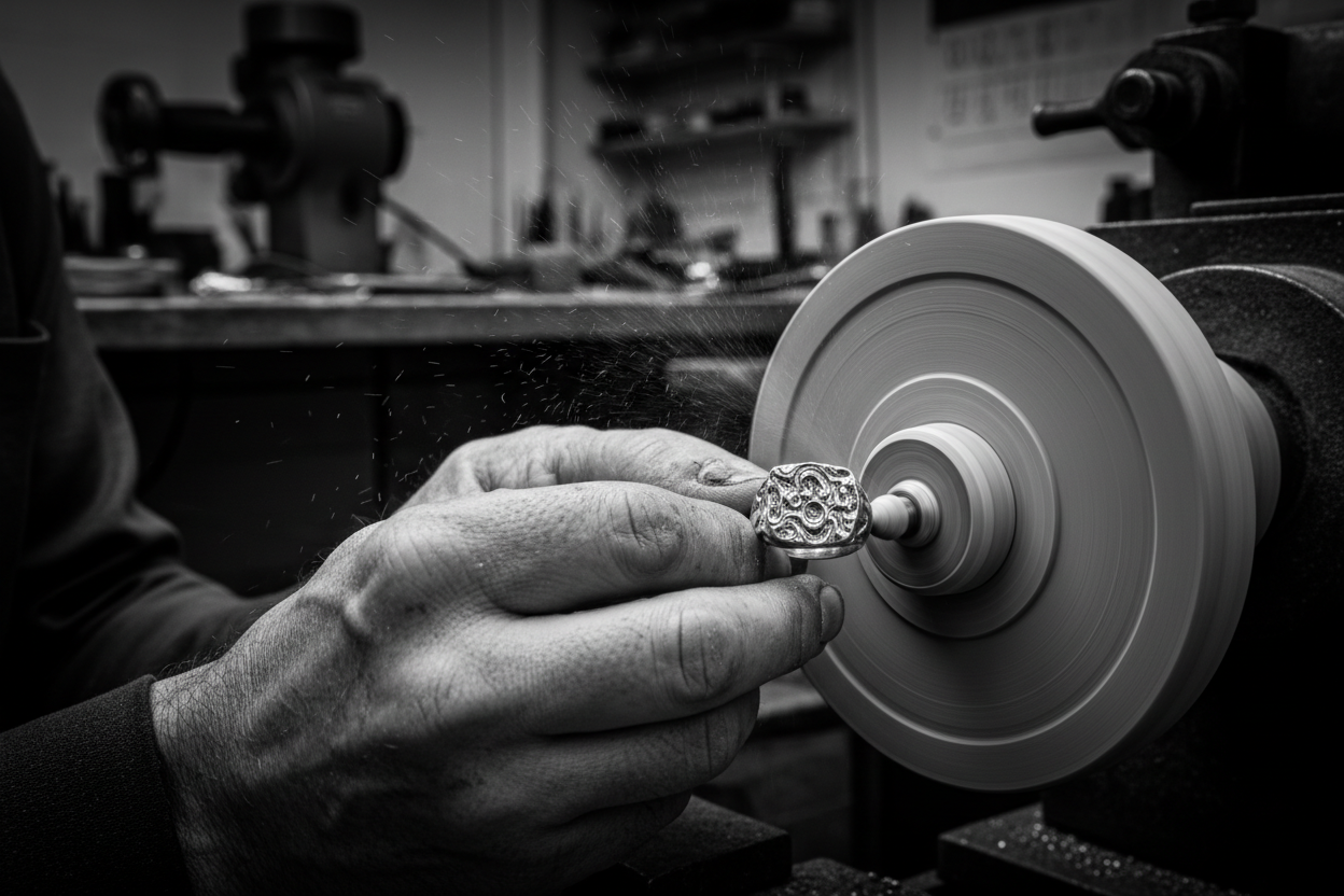Jewelry Artisan — Black & White Documentary