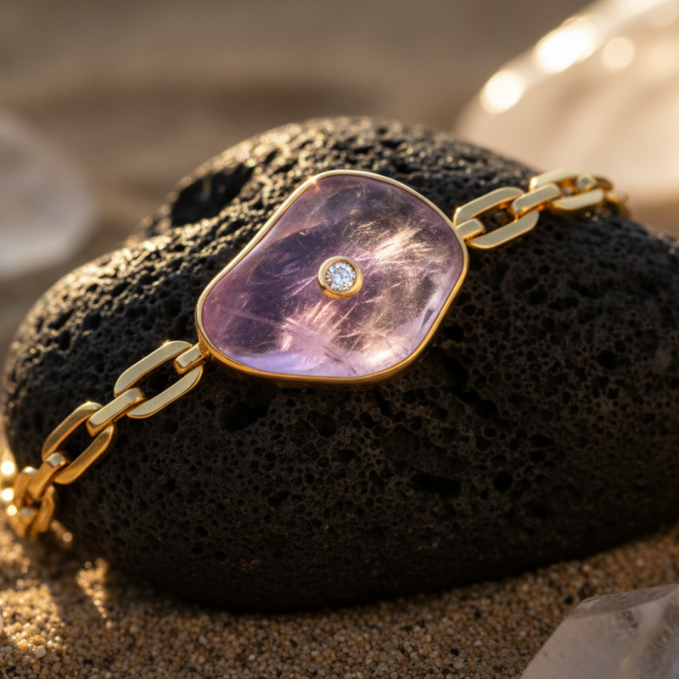 Petal Stone Bracelet — Macro Product